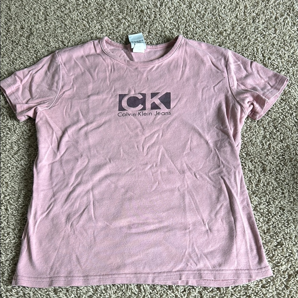 Calvin Klein Light Pink Logo Tee